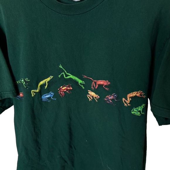 VTG Frogs T Shirt Large - Picture 2 of 6